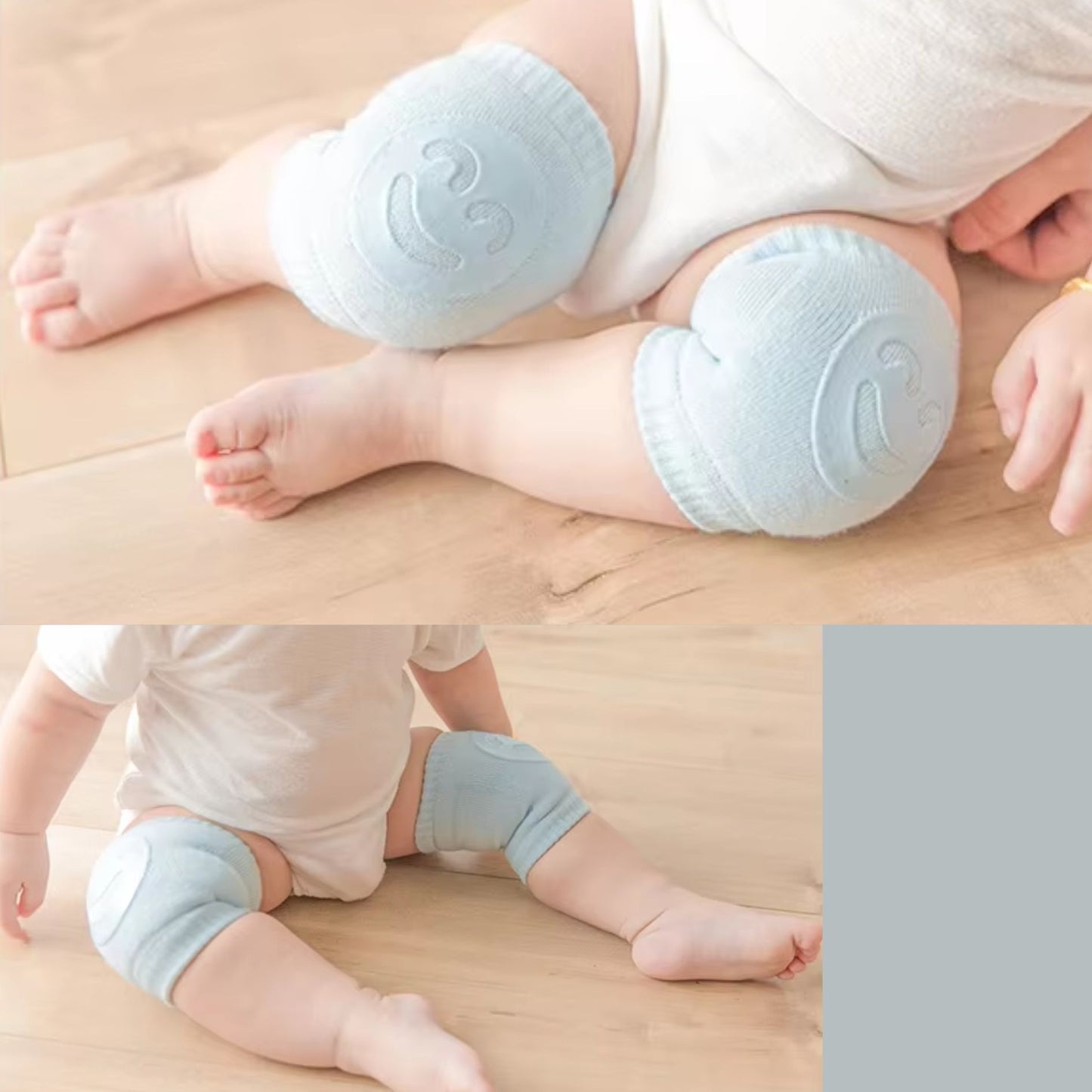 Baby Crawler Knee Socks with Anti-Slip Knee Pads