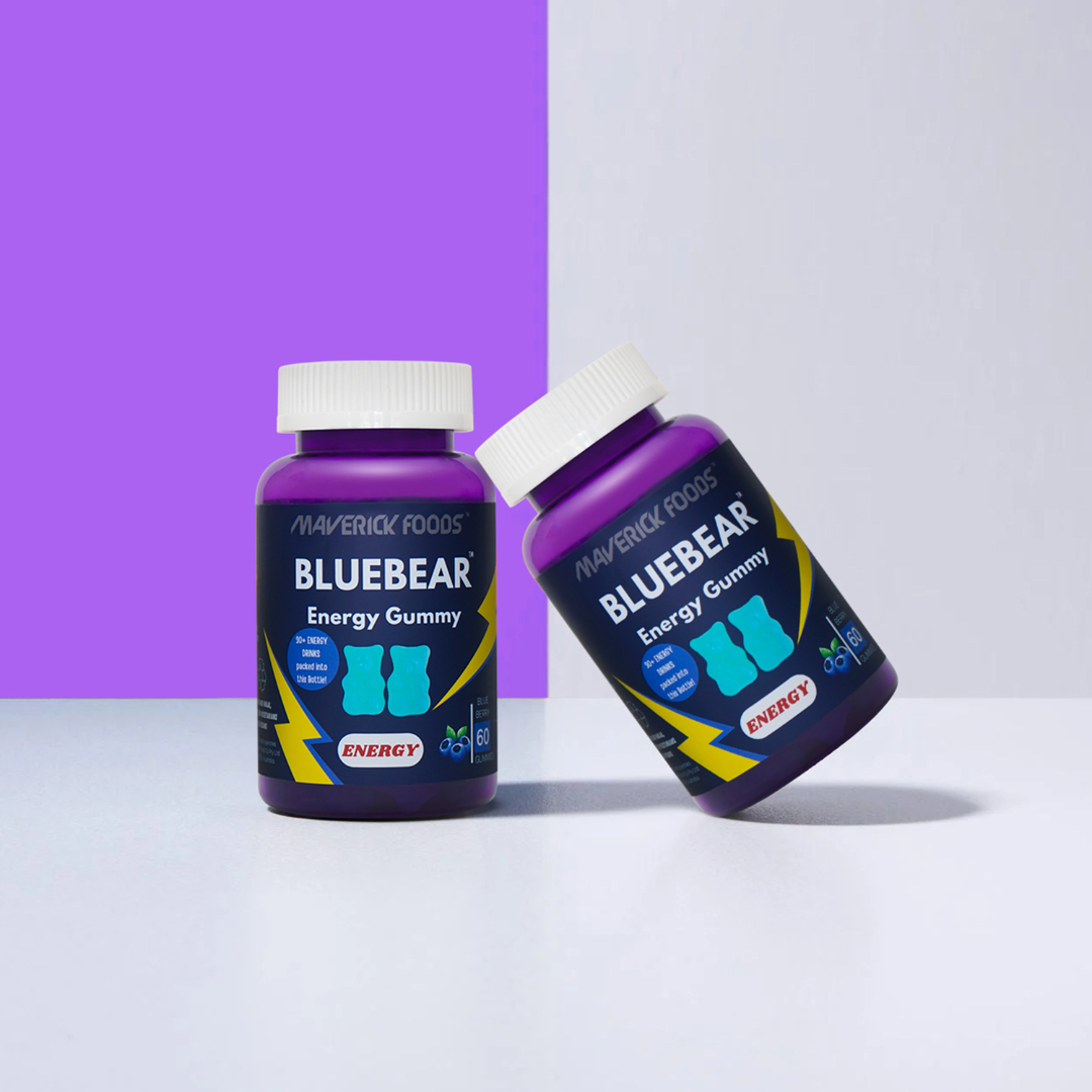 Guarana Bluebear Energy Gummies for Natural Vitality