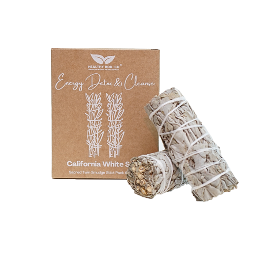 California White Sage - Energy Cleansing Smudge Stick | Twin Pack