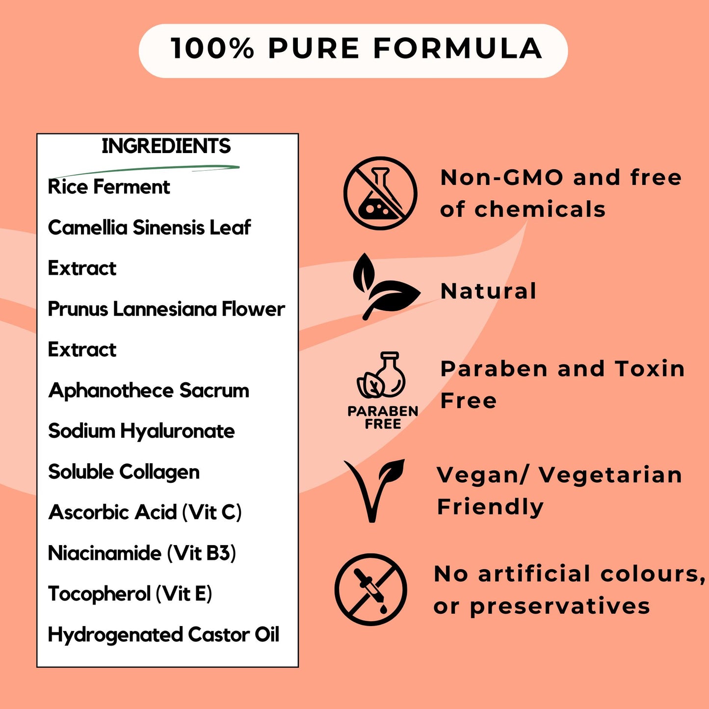 Vitamin C E B3 and Hyaluronic Acid Serum 30 ml