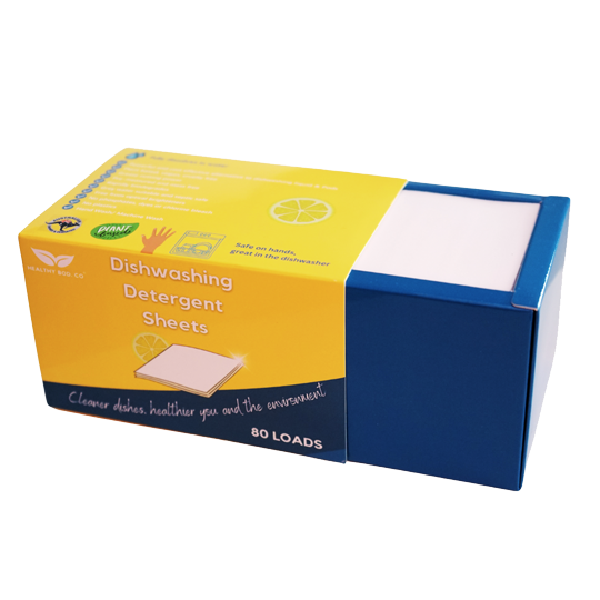 Dishwashing Detergent Sheets - Plant Based 80 Loads - 3 x Value Pack