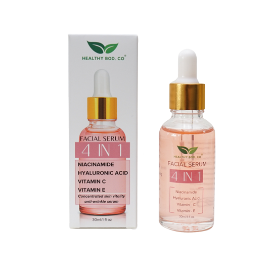 NEW : Facial Serum 4 in 1 : Concentrated skin vitality anti-wrinkle serum 30ml