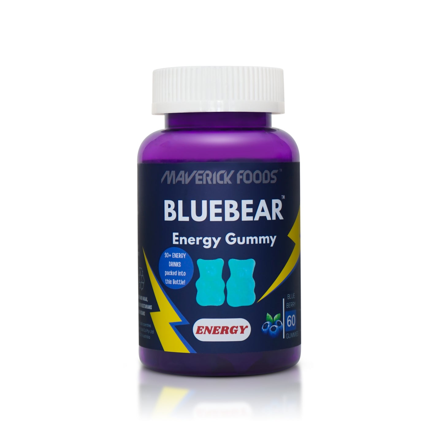 Bluebear Guarana Gummies for Enhanced Alertness