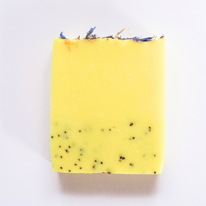 Lemon poppy soap