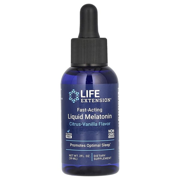 Fast Acting Melatonin Drops 60ml - Citrus-Vanilla Flavour