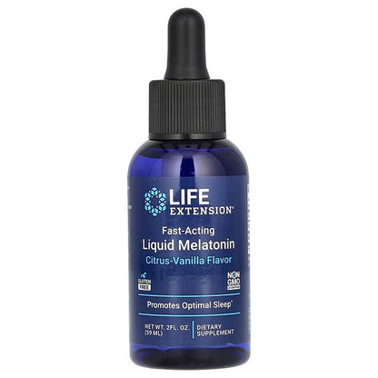 Fast Acting Melatonin Drops 60ml - Citrus-Vanilla Flavour