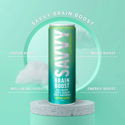 lemon lime savvy energy brain boost joe rogan alpha brainootropic drink