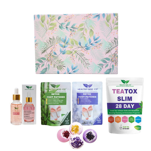 Healthy Bod Co Ultimate beauty and wellness box front view 