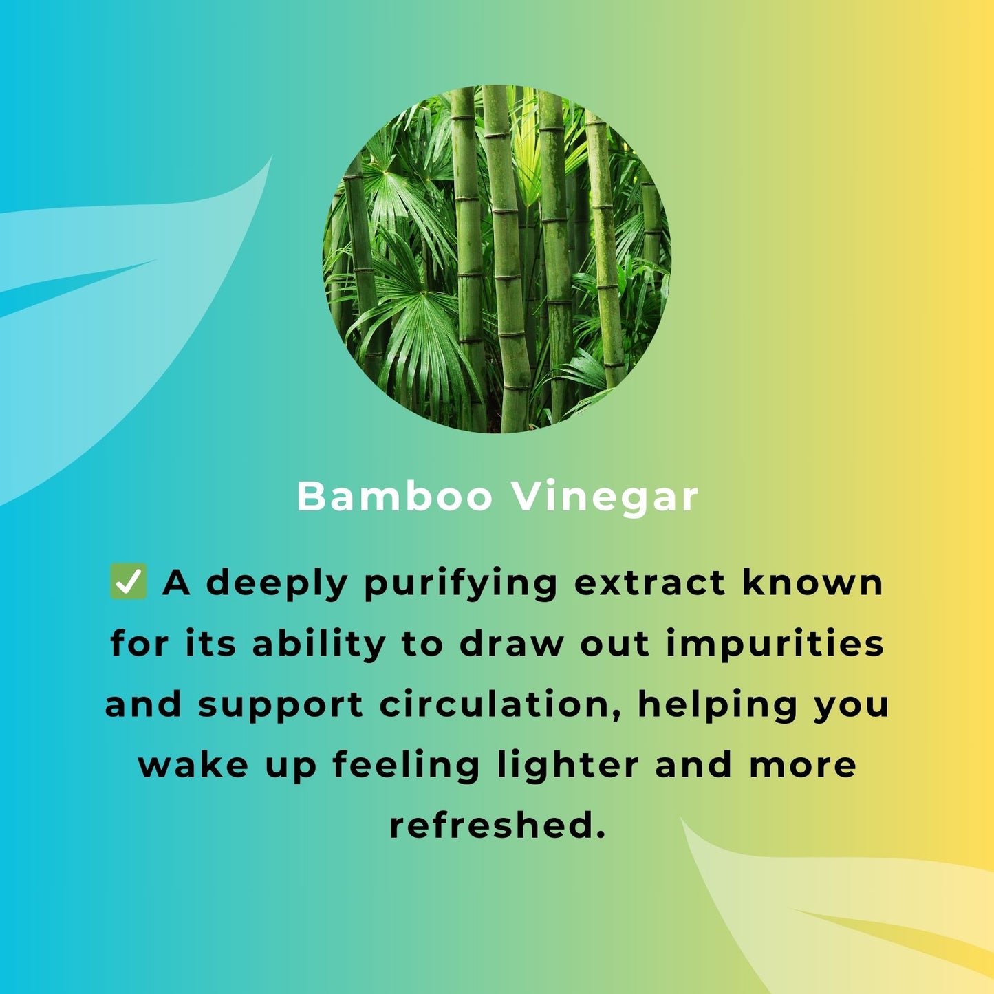 Bamboo Vinegar - Benefits in the cleansing Detox Foot Pads