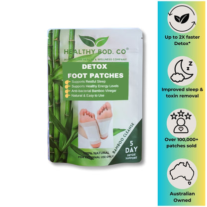 Healthy Bod co Detox Foot Patches Front View
