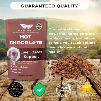 Guaranteed Quality of The Detox Liver Hot Chocolate Blend - infographic