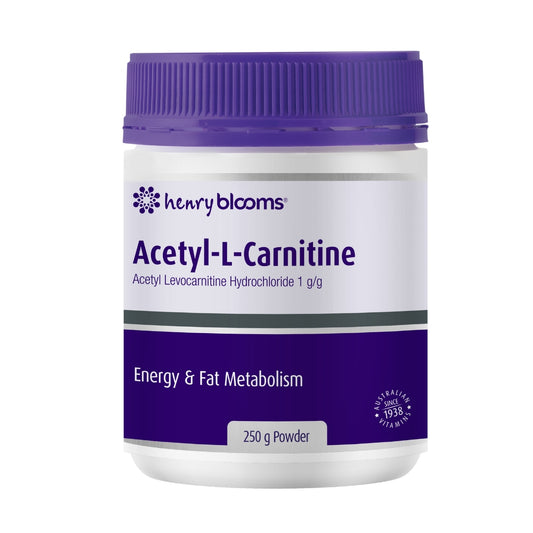 Henry Blooms Acetyl L-Carnitine Powder 250g Front Image